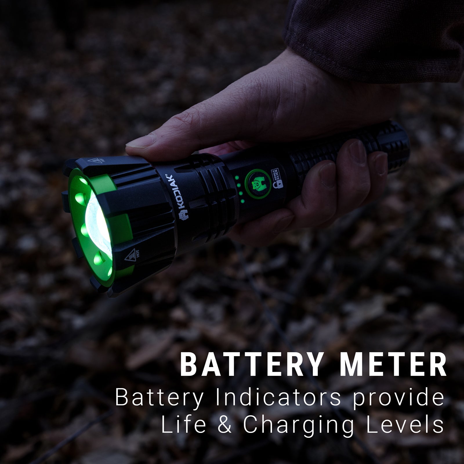 Kodiak® Krusader® 5000 Lumen Tactical Flashlight