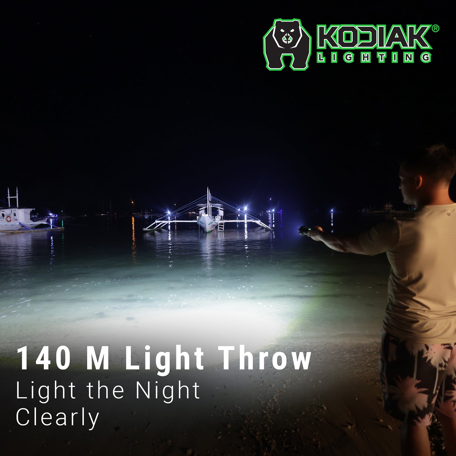 Kodiak® Krusader® 5000 Lumen Tactical Flashlight