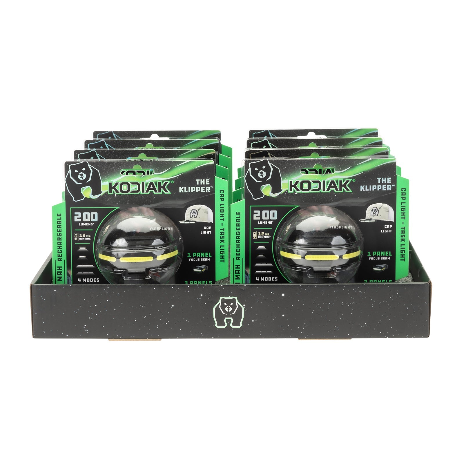 Kodiak® 200 Lumen Klipper Rechargeable EDC Cap Light