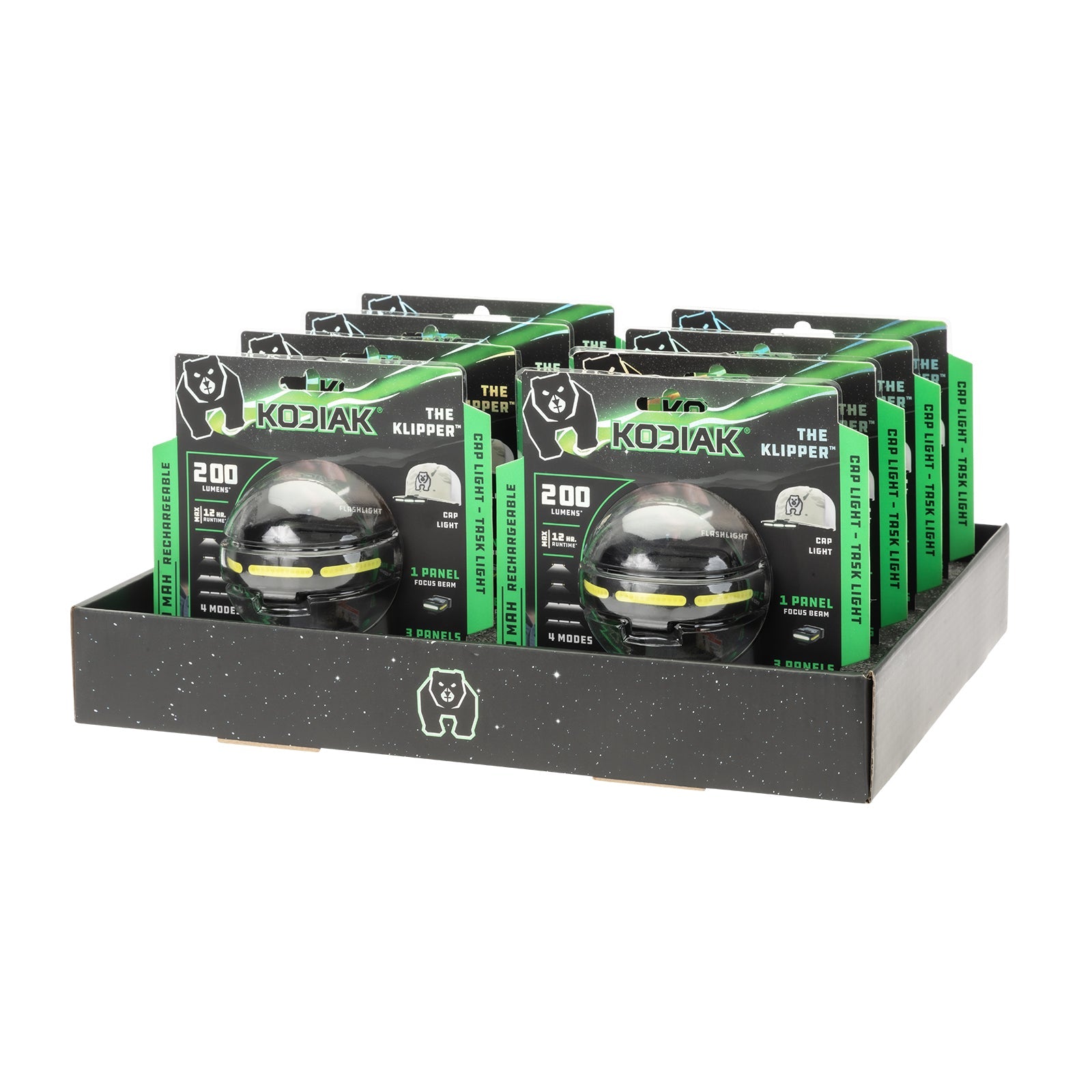 Kodiak® 200 Lumen Klipper Rechargeable EDC Cap Light