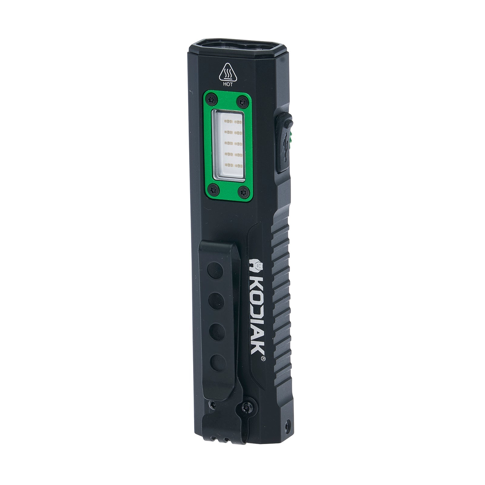 Kodiak® 1,200 Lumen Krux Rechargeable EDC Torch with UV & Laser