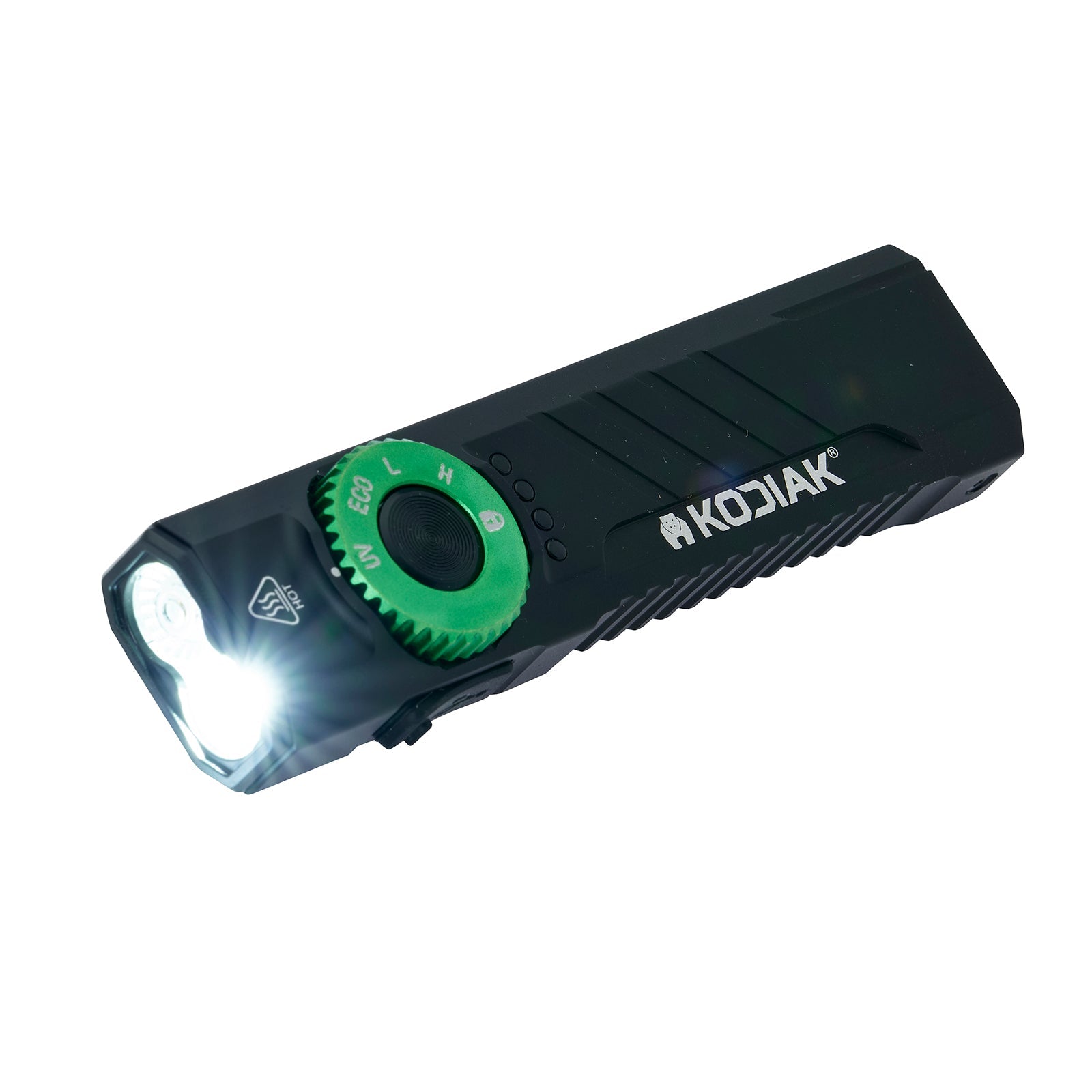 Kodiak® 1,200 Lumen Krux Rechargeable EDC Torch with UV & Laser