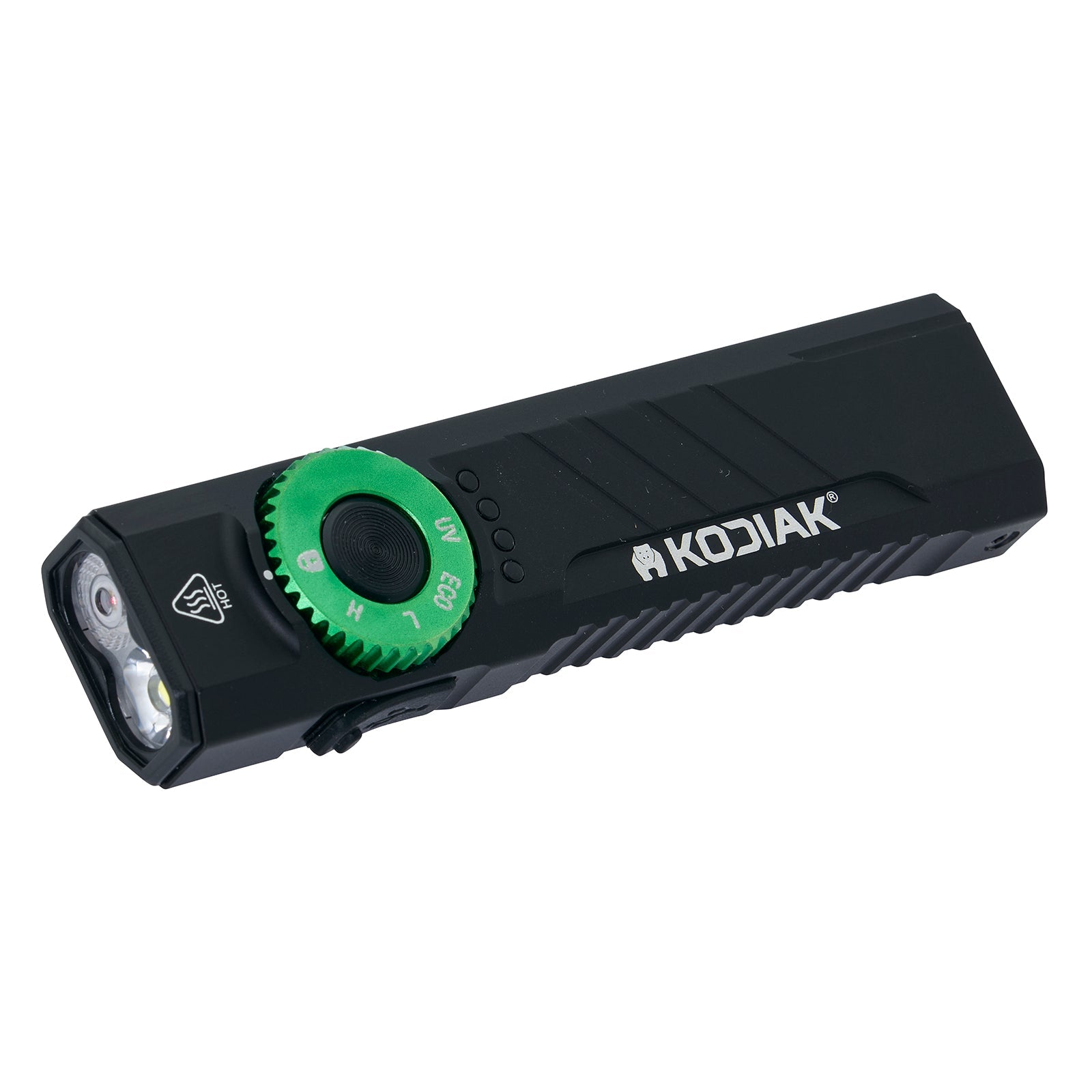 Kodiak® 1,200 Lumen Krux Rechargeable EDC Torch with UV & Laser