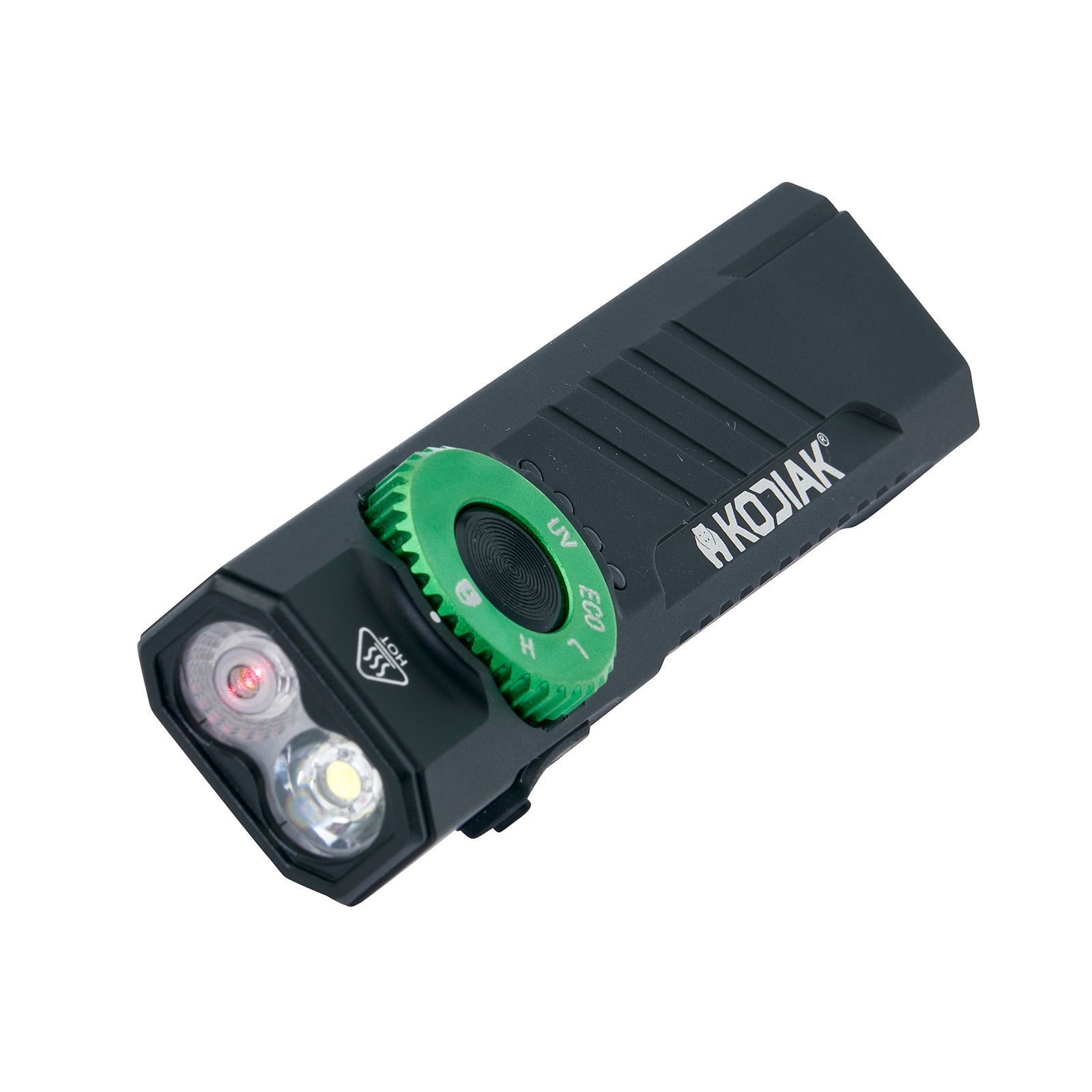 Kodiak® 1,200 Lumen Krux Rechargeable EDC Torch with UV & Laser