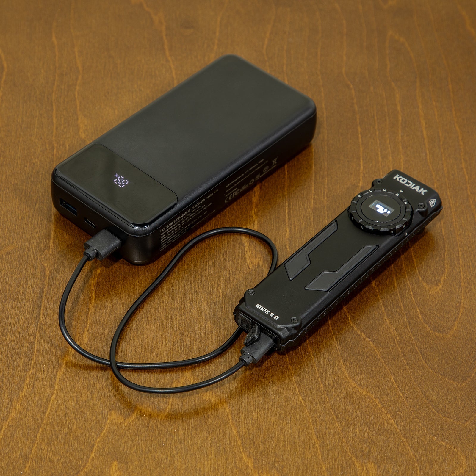 Kodiak® 6,000 Lumen Krux Rechargeable EDC Torch with LCD