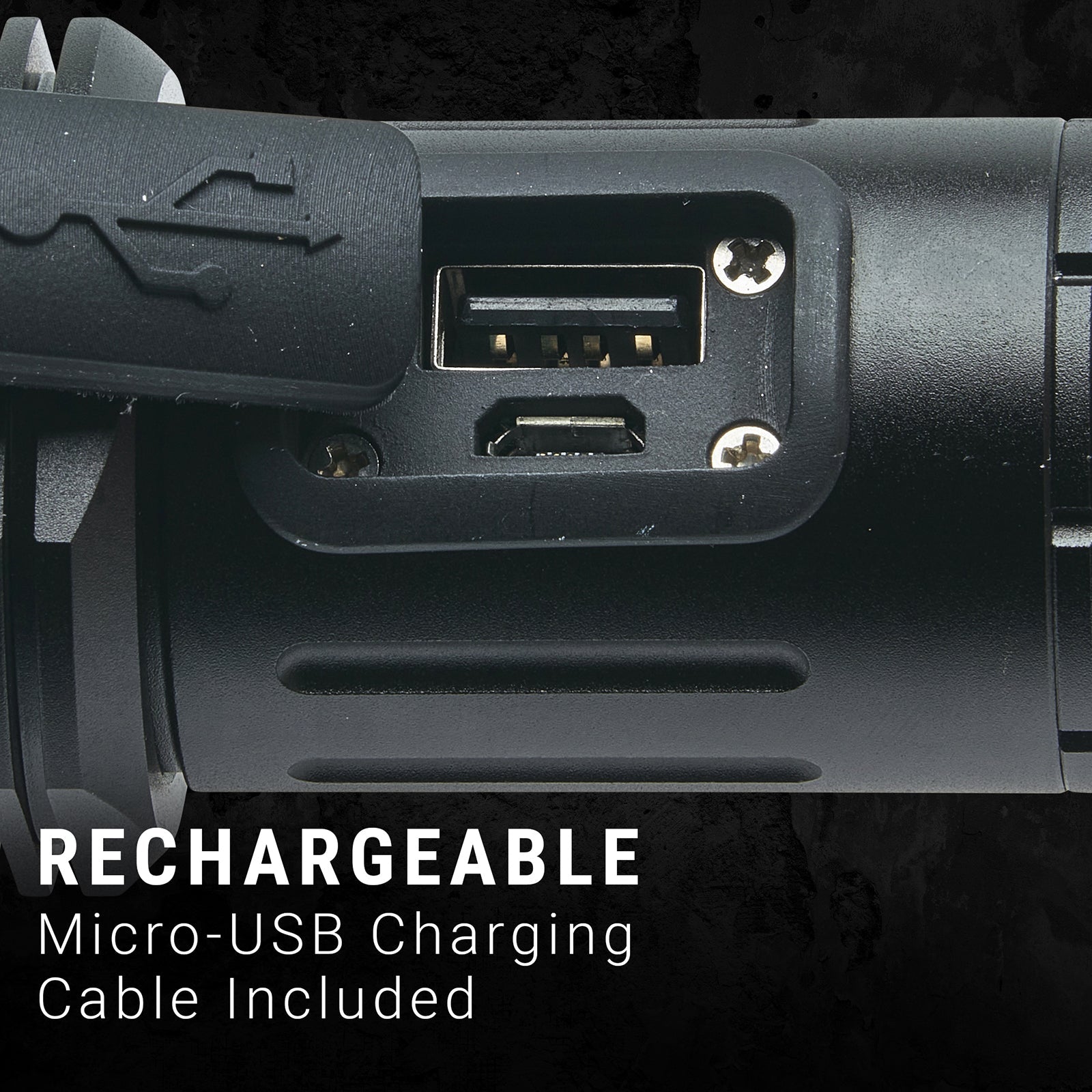 Kodiak® 1,000 Lumen Long Range 1.5km Rechargeable Tactical Torch