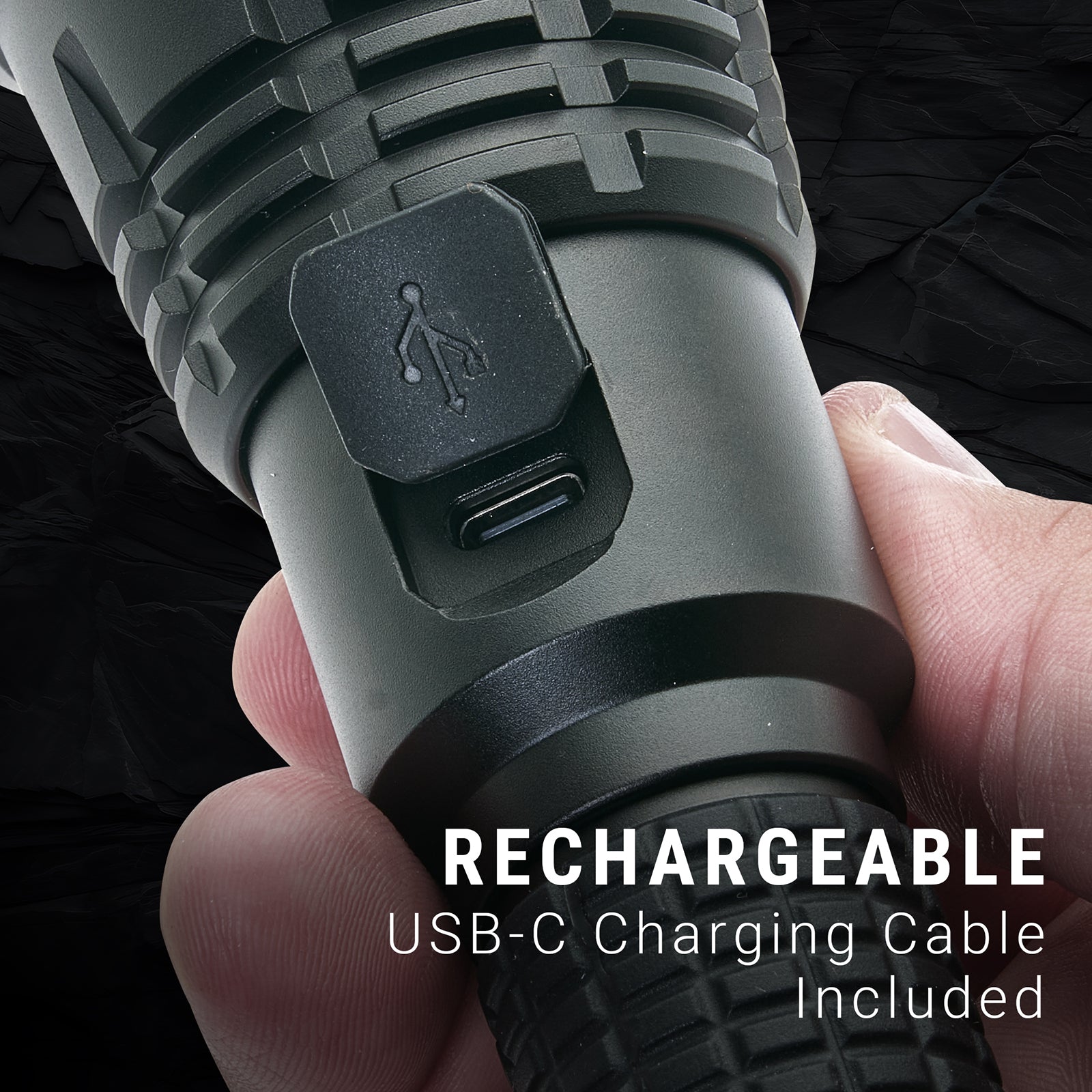 Kodiak® Krusader® 5000 Lumen Tactical Flashlight