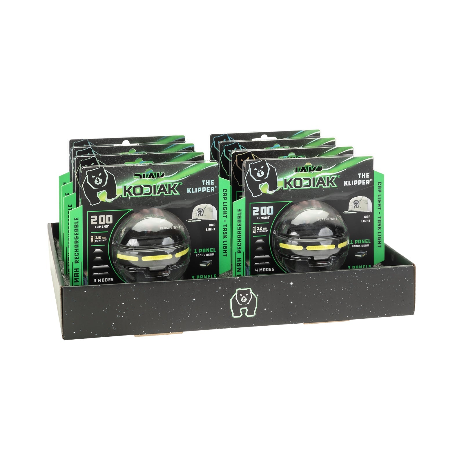 Kodiak® 200 Lumen Klipper Rechargeable EDC Cap Light