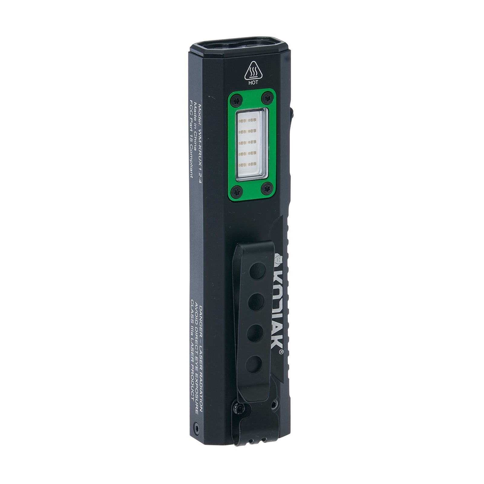 Kodiak® 1,200 Lumen Krux Rechargeable EDC Torch with UV & Laser