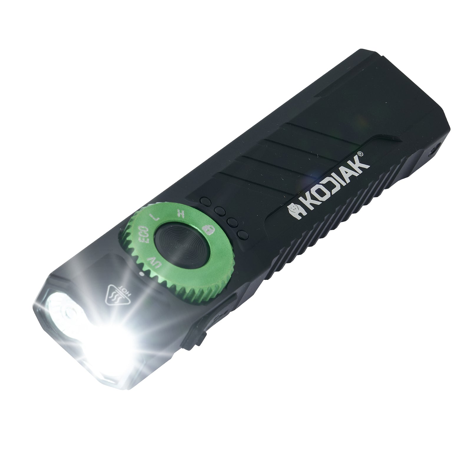 Kodiak® Krux Rechargeable Low Profile Flashlight with UV and Red Laser